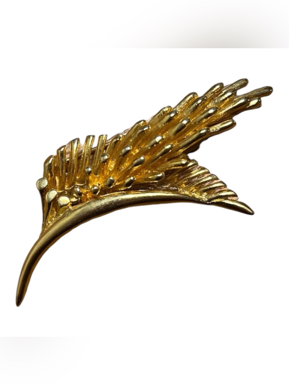 Vintage Boucher Gold Tone Brooch